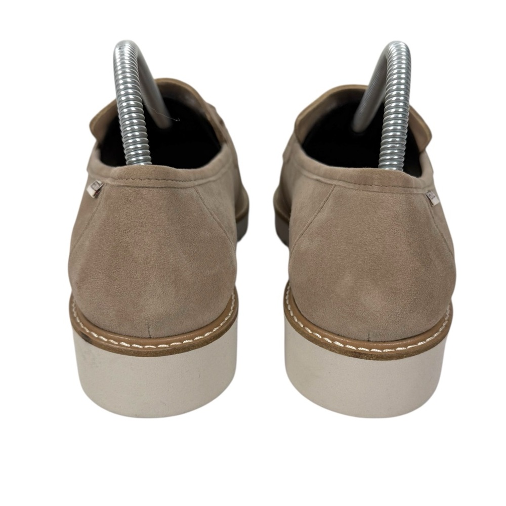 Mephisto Womens Size 9.5 Light Taupe Salka Lug Sole Loafer Shoes Suede Leather - Picture 6 of 11